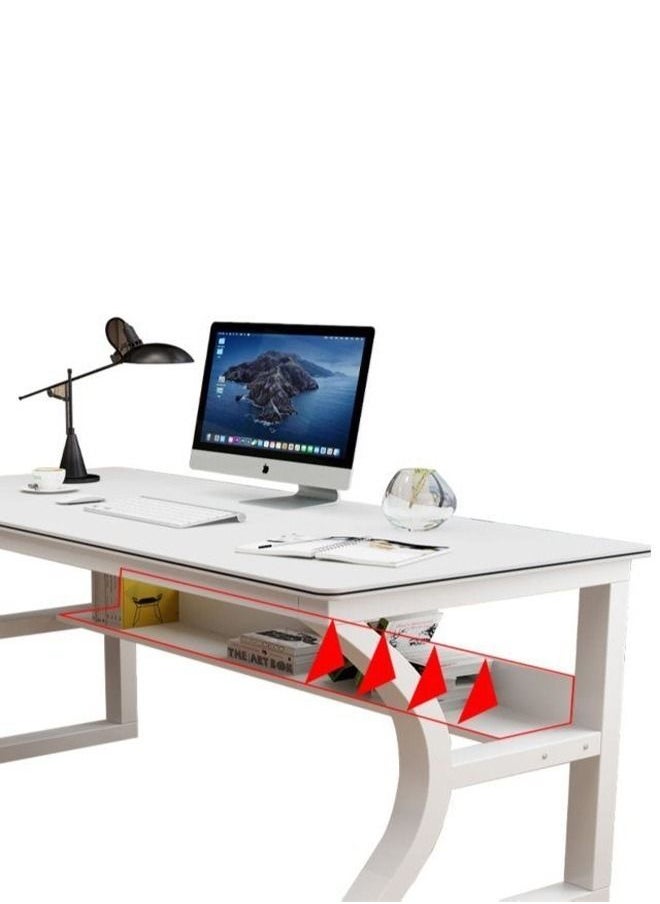 fashionhome - Modern Style Steel Frame Computer Stabilized Table 80 x 50 x 75 cm - Image 1