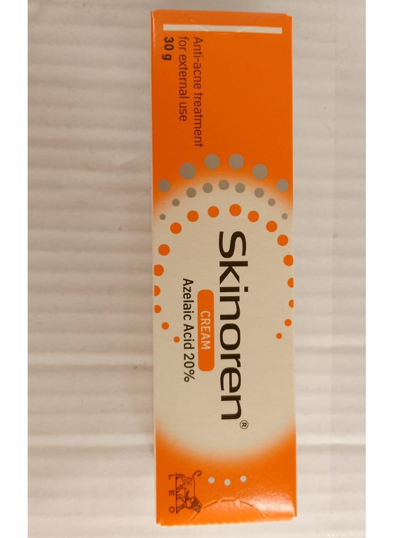 Skinoren Original Freshness Cream to Lighten the Skin, Treat pimples, Melasma and Acne 30g - Image 2