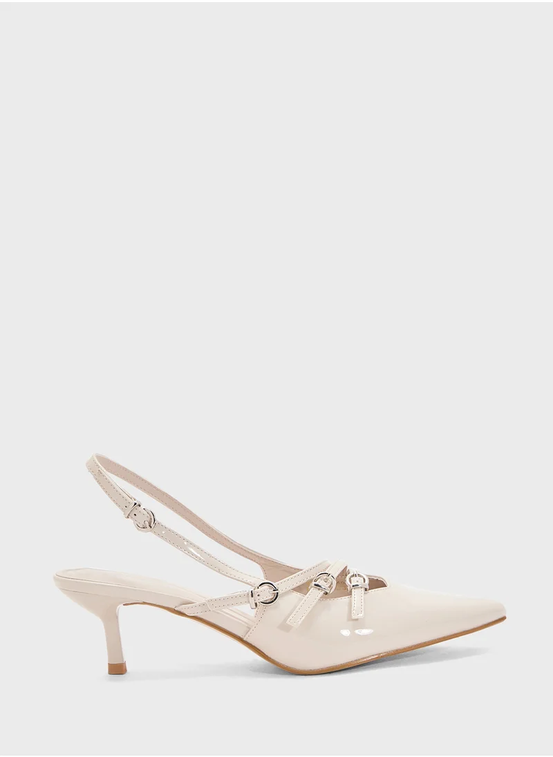 بيتك ستيبس Pointed Sling Back Pump