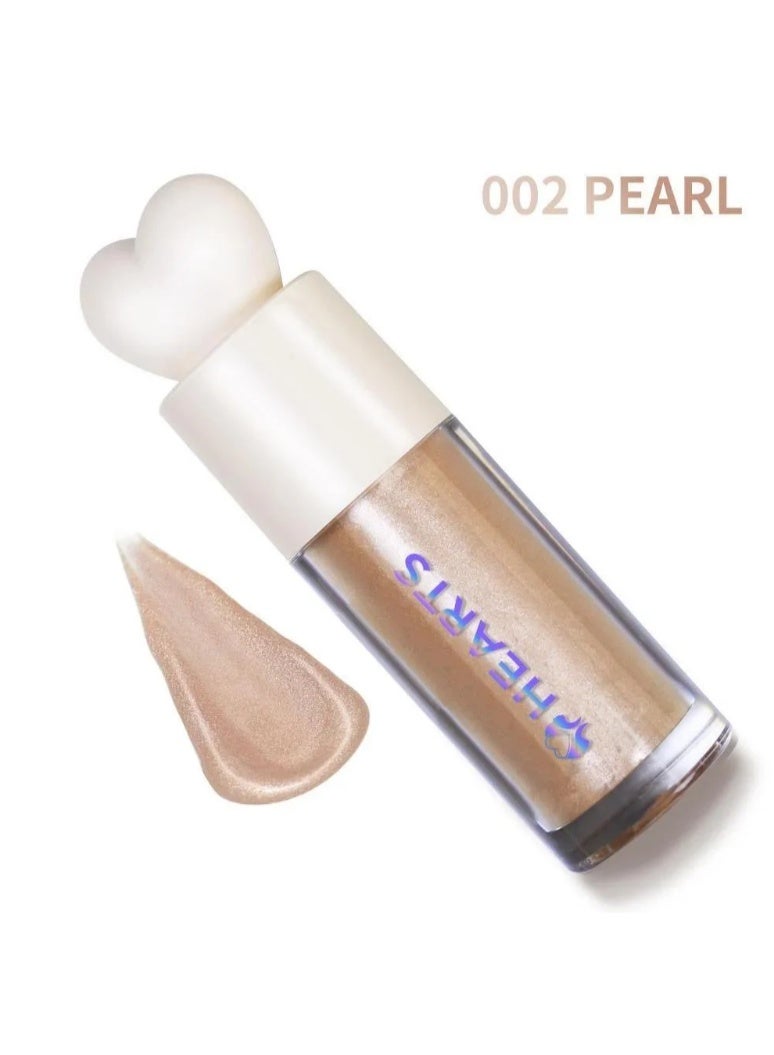 Hearts Soft Liquid Highlighter - 002 Pearl - Image 1