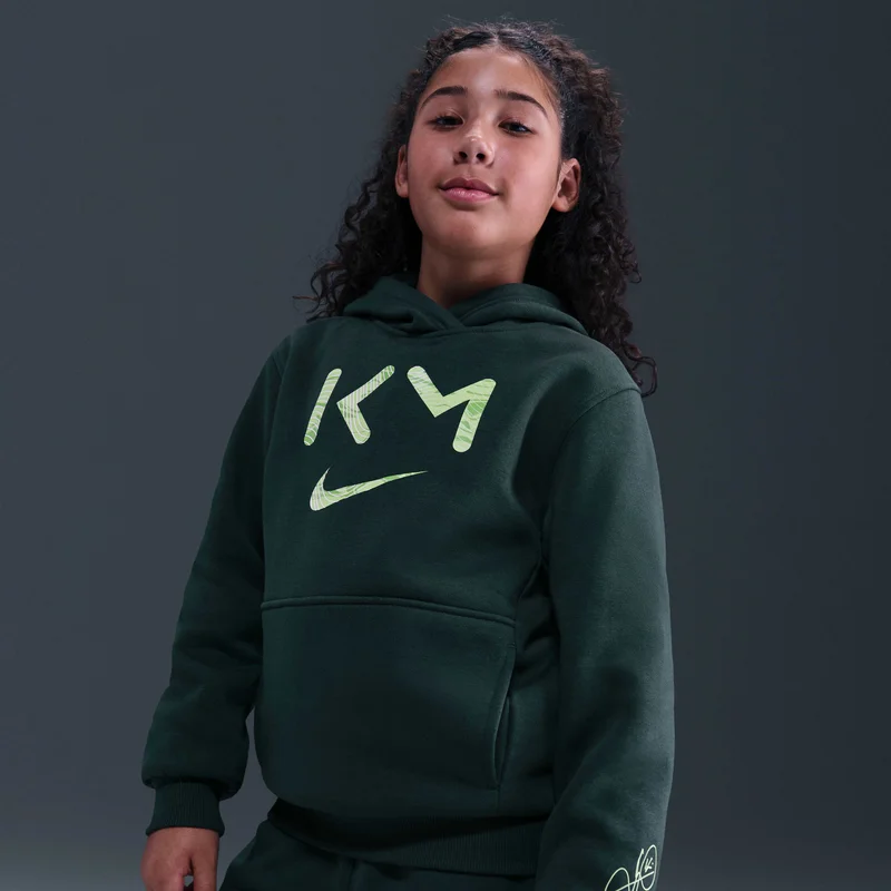 Nike Kids' Kylian Mbappé Club Fleece Dri-FIT Hoodie