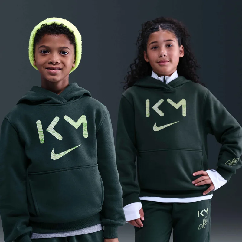 Nike Kids' Kylian Mbappé Club Fleece Dri-FIT Hoodie