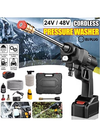 ELTRAZONE 48V Cordless Portable Washer Electric High Pressure Cleaner Machine 200W 30Bar Lithium Handheld Car Cleaning Device With Foam Generator Nozzle Water Pump (Case Pack - EU Plug) - pzsku/ZFABB799715E6D173A587Z/45/1743993118/b662bc8b-a41f-41f1-8cd3-980fe230eb55