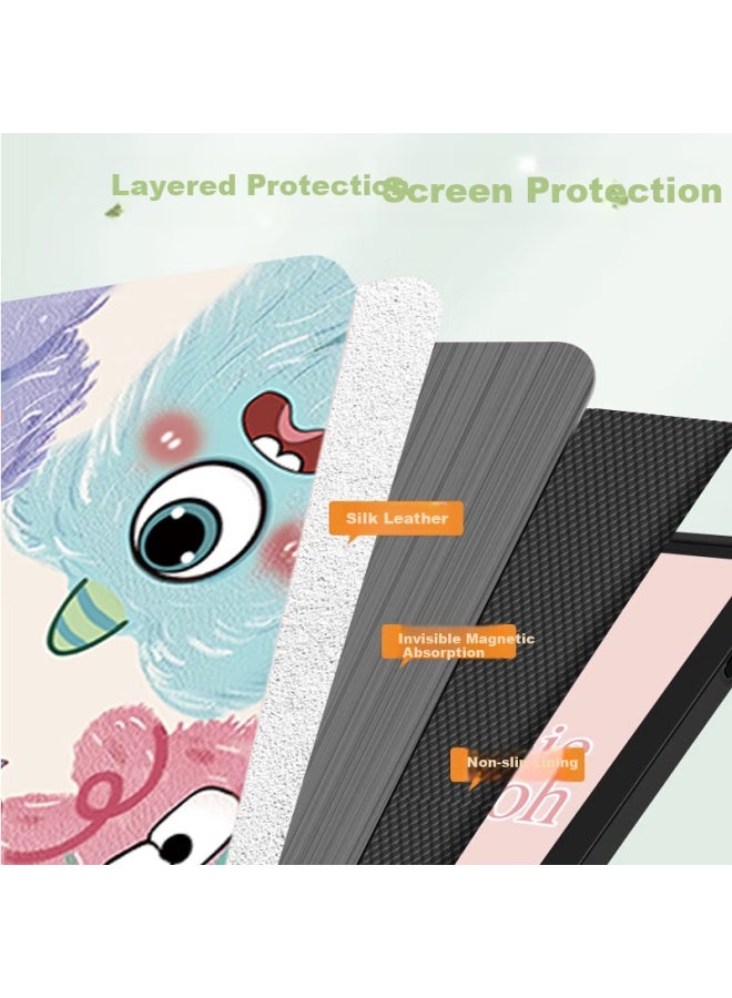 Jiang Ming Jiangming Compatible With Huawei Matepad Air 12 Tablet Case Model, 12-inch Soft Light Version, Huawei Tablet Protective Cover, Full Protection, Shockproof, Cartoon Creative Painted Leather Case - Image 2