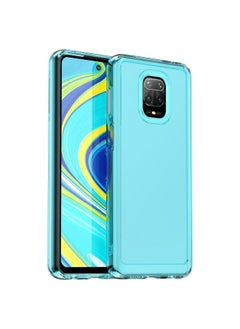 HuHa غطاء هاتف شفاف أزرق لغطاء كسوة Xiaomi Poco M2 Pro سلسلة حلوى TPU 