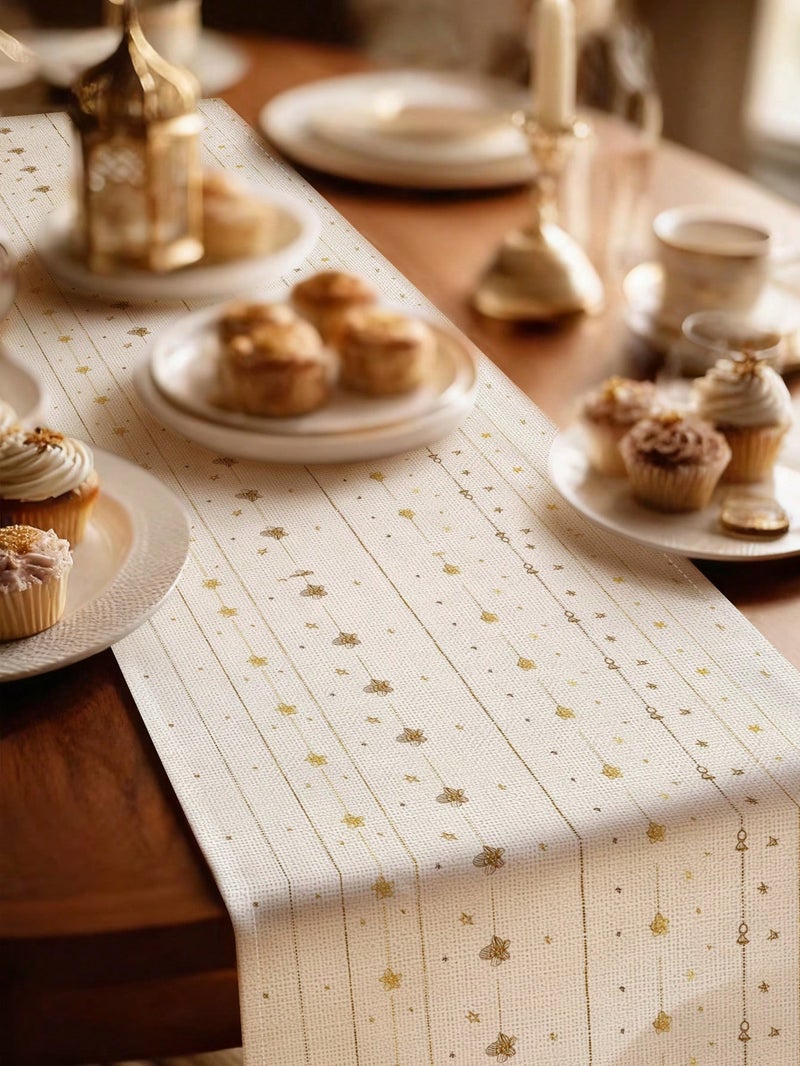 Ramadan Decorations Table Runner – 33 × 91 cm – Ramadan Table Decor - Image 3