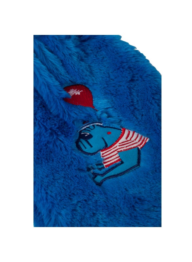 Biggdesign 2L Large Hot Water Bag with Soft Plush Cover, Cold & Hot Compress, Washable Hot Water Bag for Cramps, Neck and Back Pain, Feet and Shoulders, Blue - Image 3