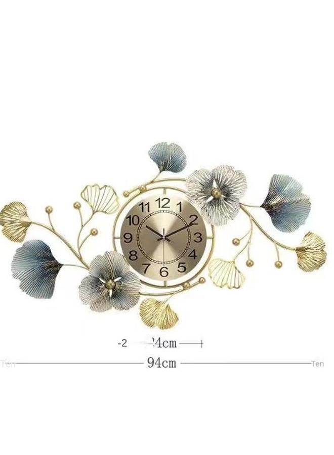 Bluejw New Chinese Modern Creative Simple Art Wall Clock Living Room Background Wall Decoration - Image 2