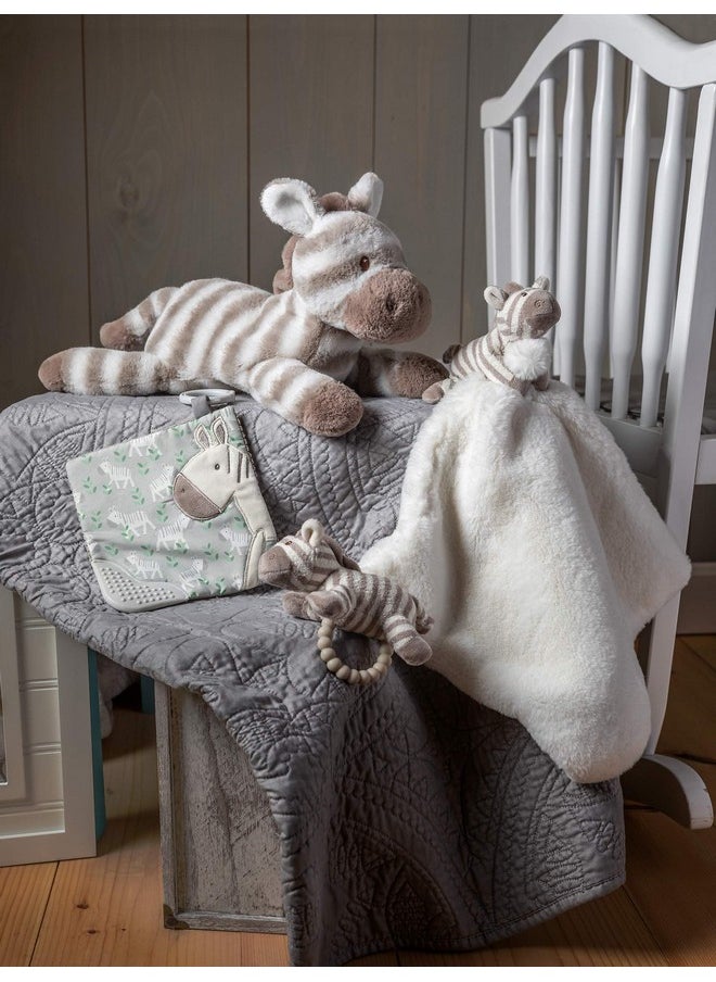 Mary Meyer Afrique Teether Baby Rattle 5Inches Zebra  - Image 4
