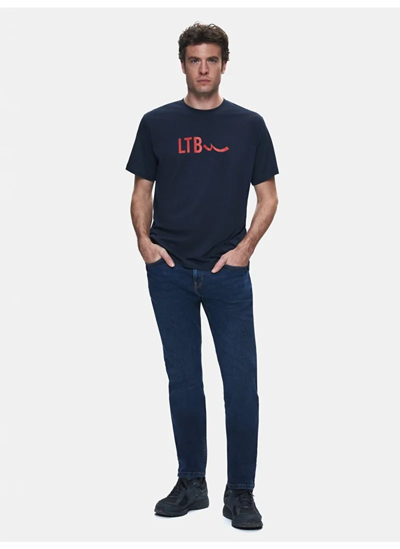 إل تي بي Navy Blue T-Shirt