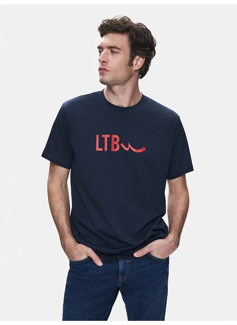 إل تي بي Navy Blue T-Shirt
