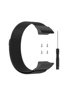 Replacement Strap For Garmin Forerunner 35 / 30 Milanese Watch Band Black