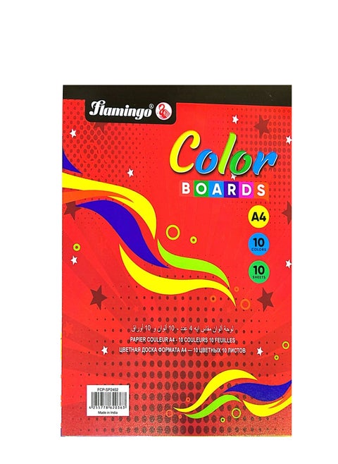Printing Papers for Arts and Crafts Projects (10 Sheets, A4, Rainbow COLOR ) Big and Thick Craft paper for Drawing, Painting, Art, DIY(multi-colors 180 gram)