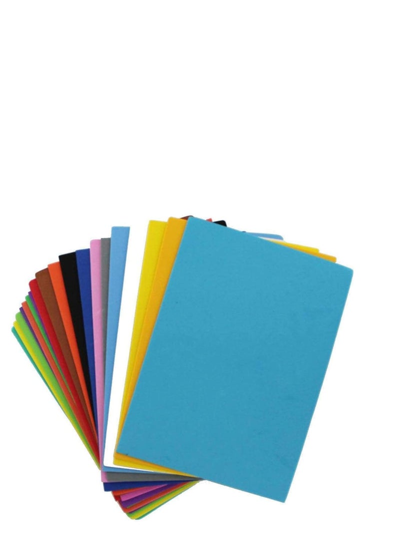 FLAMINGO - Printing Papers for Arts and Crafts Projects (10 Sheets, A4, Rainbow COLOR ) Big and Thick Craft paper for Drawing, Painting, Art, DIY(multi-colors 180 gram) - Image 1