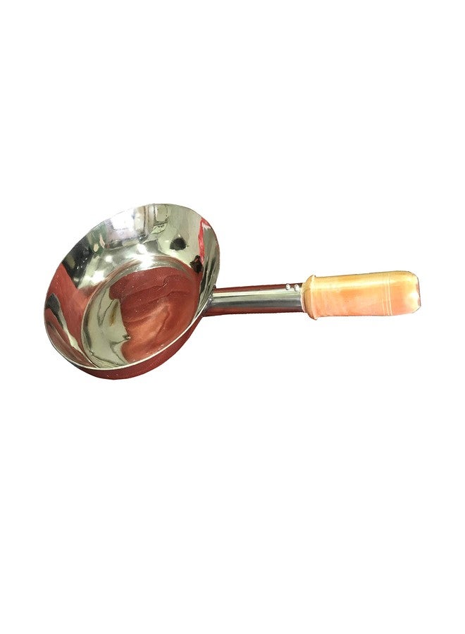 Tinax Indian Fry Pans with Long Handle (Mild Steel, 11 Inches) - Image 1