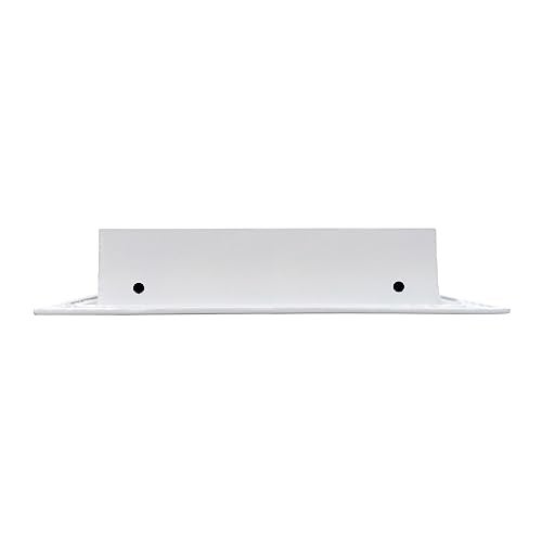 BUILDMART - 19 3/4" x 9 13/1 White Modern AC Vent Cover - Decorative Air Vent - Standard Linear Slot Diffuser - Register Grille for Ceiling, Walls & Floors - Texas Buildmart - Image 3