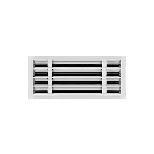 BUILDMART - 19 3/4" x 9 13/1 White Modern AC Vent Cover - Decorative Air Vent - Standard Linear Slot Diffuser - Register Grille for Ceiling, Walls & Floors - Texas Buildmart - Image 2