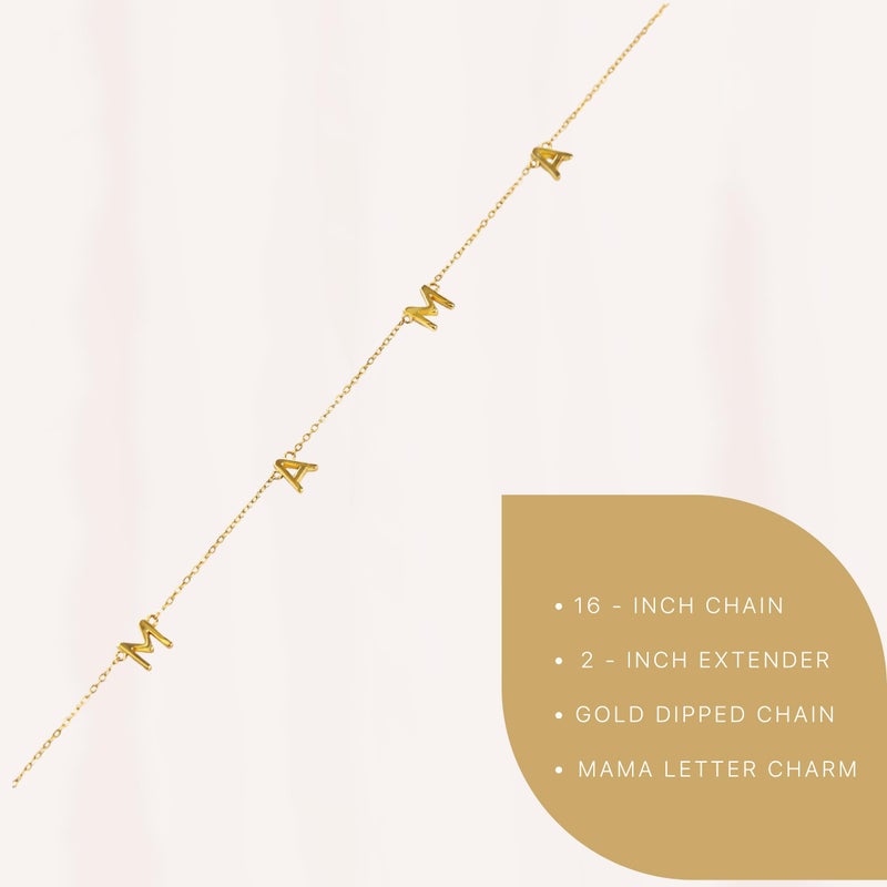 Benevolence LA Mama Necklace | Travel Gifts for Mom | Gift for New Mom | Mom Necklace for Wife, Sister, Grandma | Travel Accessories for Women | Designed in California - Image 4