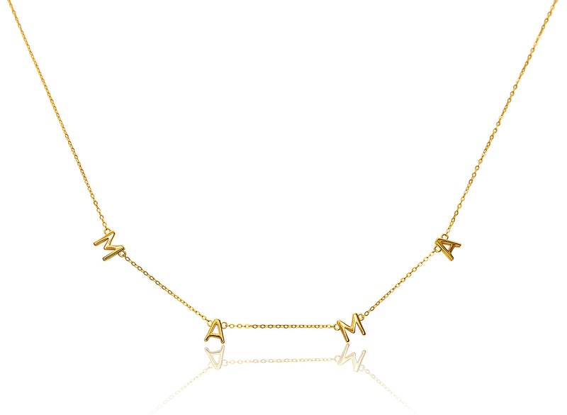 Benevolence LA Mama Necklace | Travel Gifts for Mom | Gift for New Mom | Mom Necklace for Wife, Sister, Grandma | Travel Accessories for Women | Designed in California - Image 1