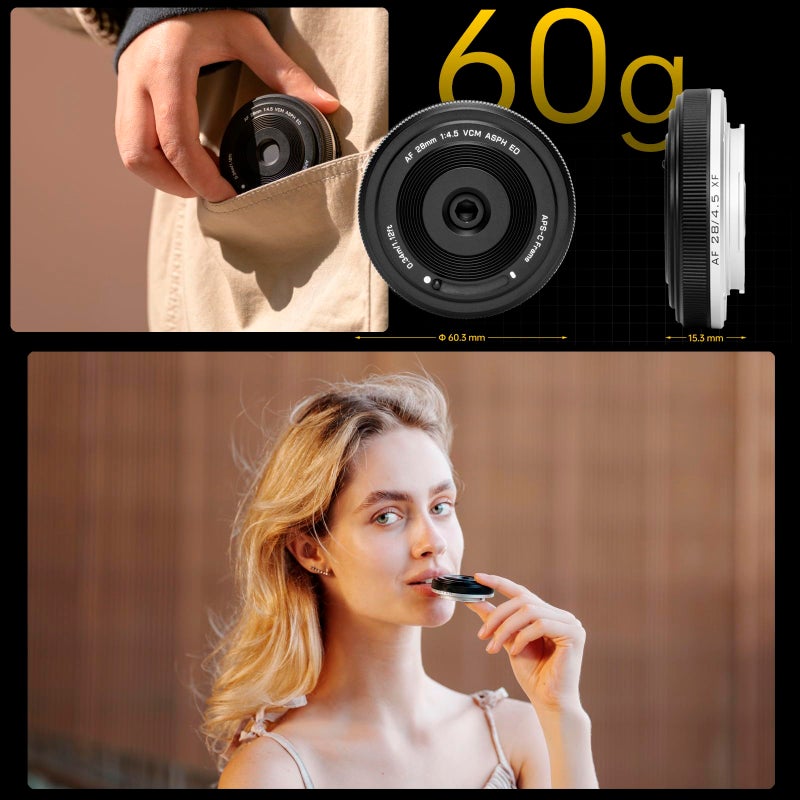 VILTROX 28mm F4.5 XF Pancake APS-C for Fuji XF, Auto Focus Wide Angle Prime Lens for Fujifilm Fuji X-Mount X-Pro2 X-Pro3 X-S10 X-T20 X-T30 XT30II X-T200 X-H2 X-H2S X-T5 X-S20 X-T50 X-M5 X-E2S - Image 2