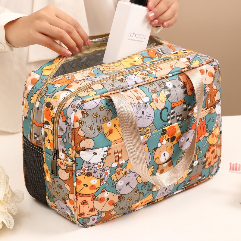 Cosmetic Bag Dry And Wet Separate Cosmetic Storage Bag Travel Portable Large Capacity Handbag Swimming Fitness Wash Bag - Image 2