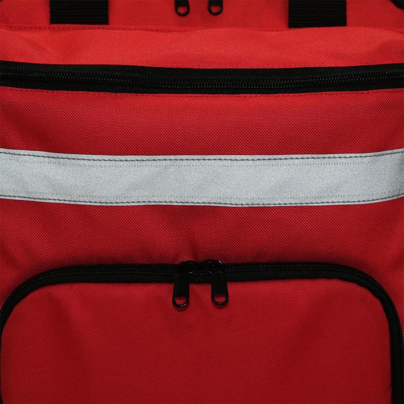 Empty First Aid Bag: 600D Oxford Cloth Trauma Bag - Impact-Resistant Foam Padding Emergency Backpack With Reflective Stripes, Multi-Pocket Storage for First Responders, Outdoor Emergency Use - Image 5
