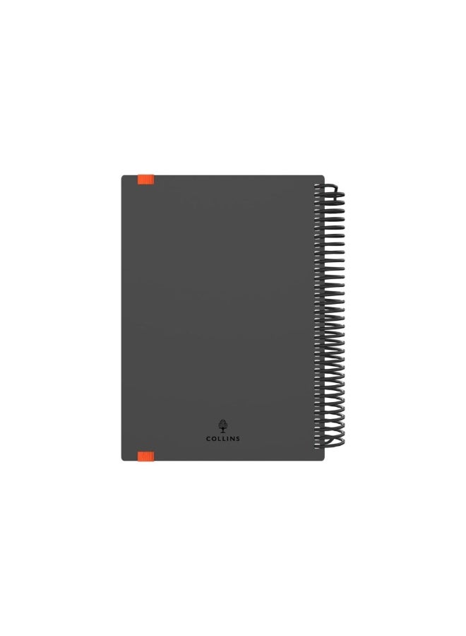 Collins Collins A5 Delta 14 Month Mid/Academic Year Planner, July 2025-August 2026 Planner, Day-to-Page Appointments Diary, A5 Wiro Bound Cover, Orange  - Image 3