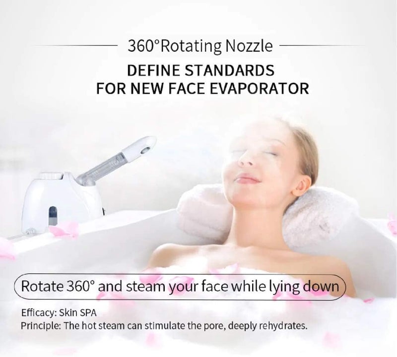 Facial Steamer With Extendable Arm, Professional Mist Sprayer and Warm Mist Humidifier for Face, Sinuses Moisturizing, Home Use, Salon - Image 5