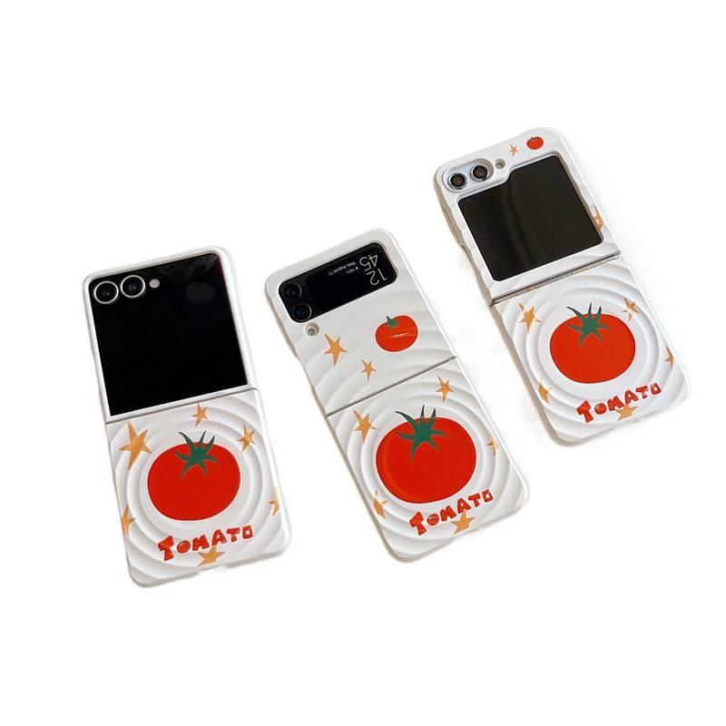 MagSafe Case | Cover for Samsung Galaxy Z Flip 4 | Tomato Red | PC | Strong Magnetic - Image 3