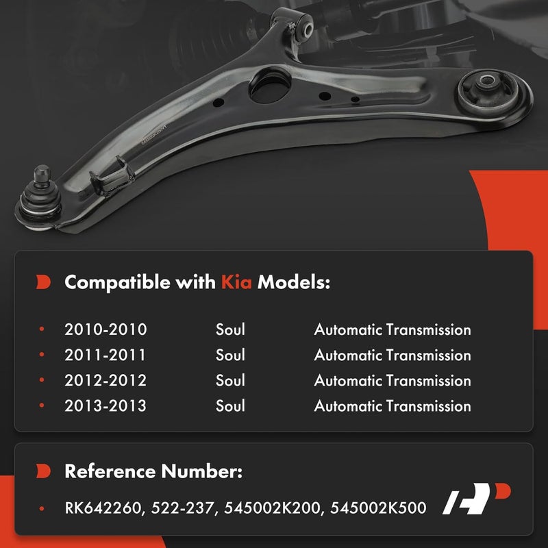 A-Premium Front Left Lower Control Arm for Kia Soul - Image 2