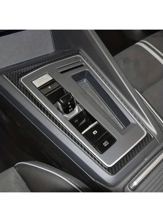 لفولكس فاجن جولف 8 MK8 موديل 2020 2021 غطاء لوحة ناقل الحركة من ألياف الكربون الحمراء، مخصص للمقود الأيمن، متين وسهل التركيب، إكسسوار داخلي بتصميم أنيق. - Image 5