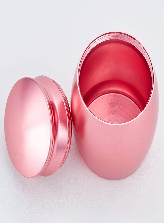 LINES ARTE 2.67 Inches Small Keepsake Pet Urns for Dog Cats Ashes,Mini Pink Cremation Urns for Memorial Tiny Animal Ashes with Paw Print - Image 4