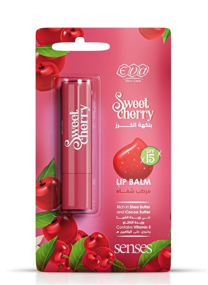 Eva - EVA SKIN CARE SENSES LIP BALM - SWEET CHERRY 4GM - Image 1