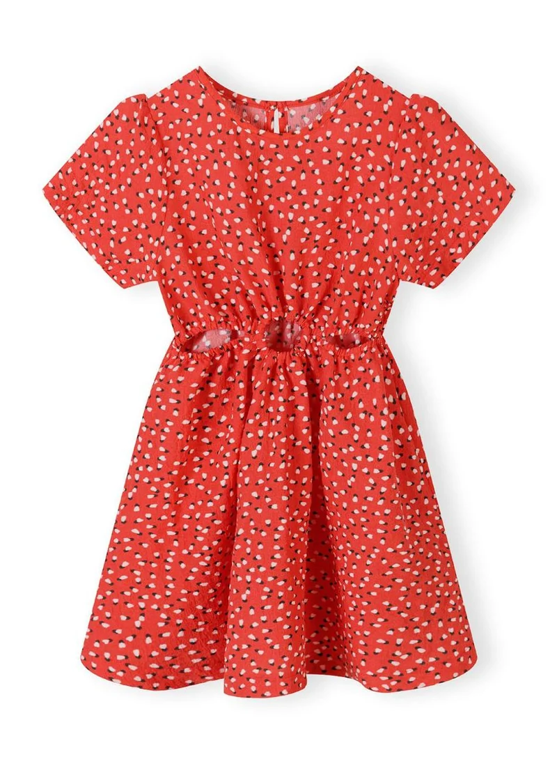 MINOTI Teen Girls Short Sleeve Cut Out Dress