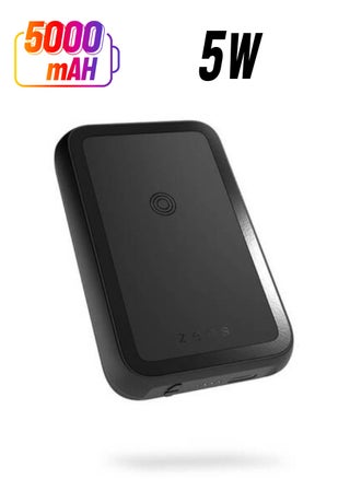 ZENS 5000 mAh Dual Wireless Power Bank MagSafe Compatible - Black - pzsku/ZFABC919943CFC589336FZ/45/_/1740033899/07df8bf8-cb7c-4098-af4e-78383c3ad9b9