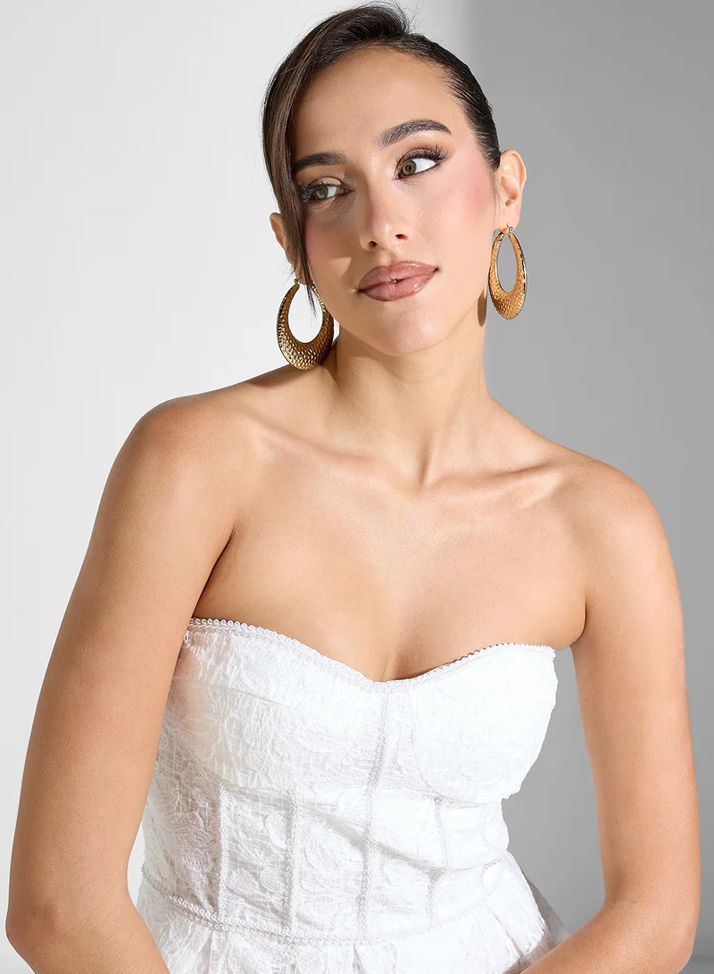 Ginger Boutique Lace Bustier Dress