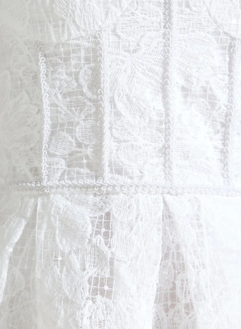 Ginger Boutique Lace Bustier Dress