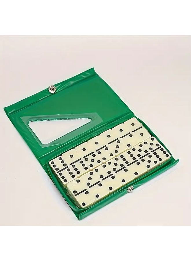 4006 صندومينو PVC في علبة خضراء لمباريات العائلة المسائية وألعاب الطاولة - Image 1