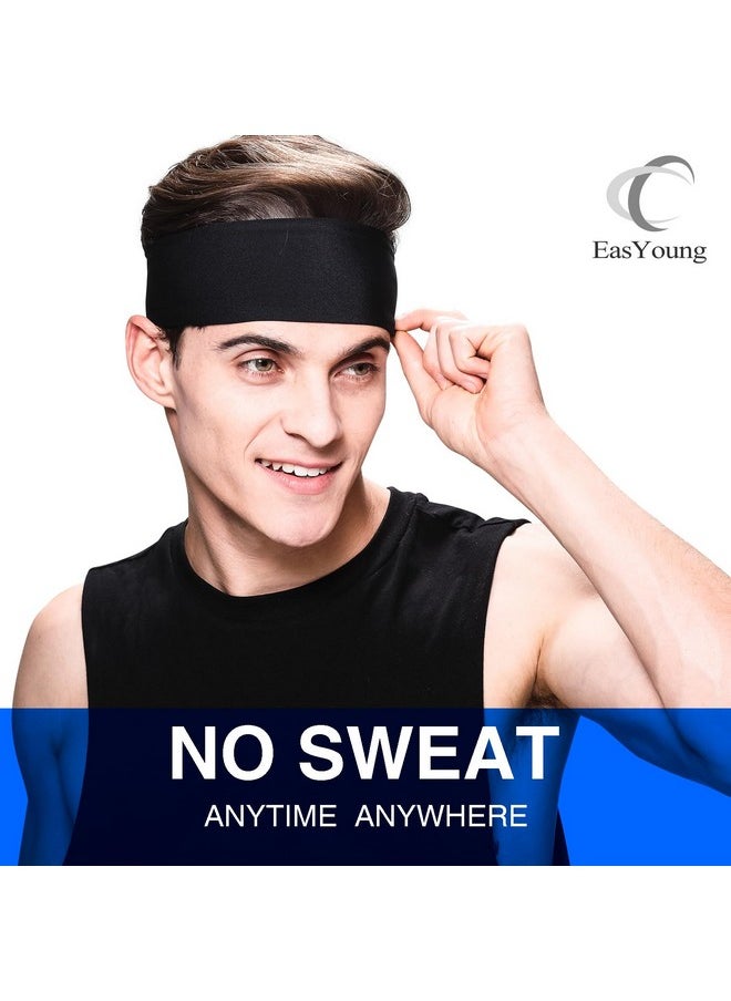 EasYoung - 6-Pack Men'S Headbands, Sweat Wicking Headband, Non Slip Headbands For Running, Fitness, Hairband For Women & Men - Image 1