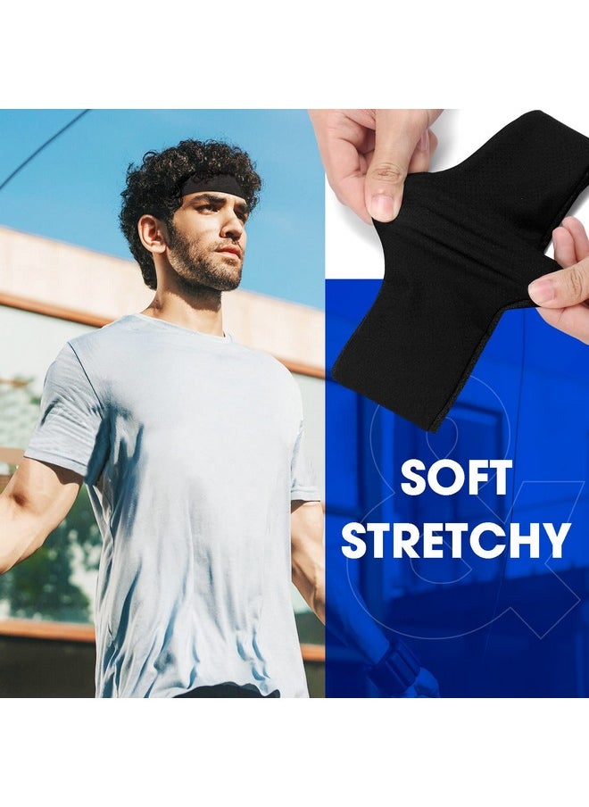 EasYoung - 6-Pack Men'S Headbands, Sweat Wicking Headband, Non Slip Headbands For Running, Fitness, Hairband For Women & Men - Image 1