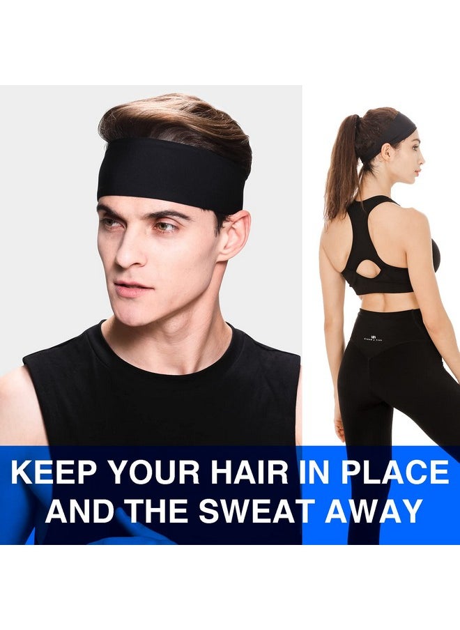 EasYoung - 6-Pack Men'S Headbands, Sweat Wicking Headband, Non Slip Headbands For Running, Fitness, Hairband For Women & Men - Image 1