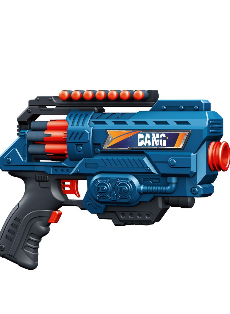 بانج مسدس لعبة جولدن غان S2 مع 12 طلقة، إطلاق كهربائي، مدى بعيد للأطفال - Image 2