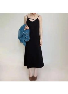 8730# one-piece black dress