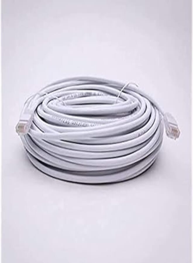 OR 50 Meter RJ45 CAT6 ETHERNET LAN NETWORK Grey CABLE Copper Clad Aluminum (CCA)