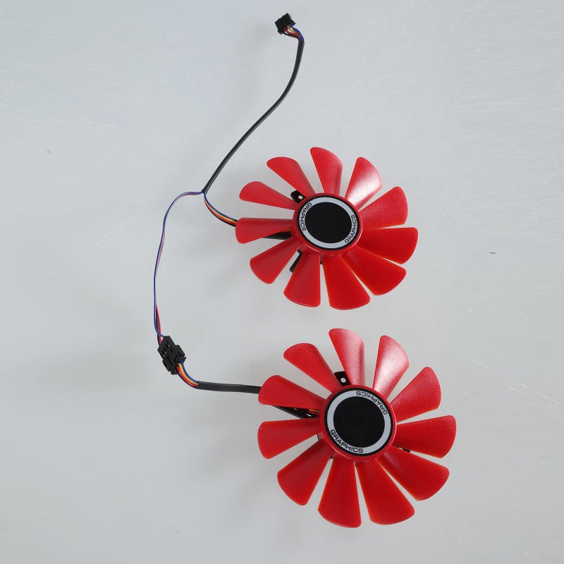 2PCS Computer Case Fan 4Pin PWM Control with LED Lighting FDC10U12S9C for PC Cooling - Image 5