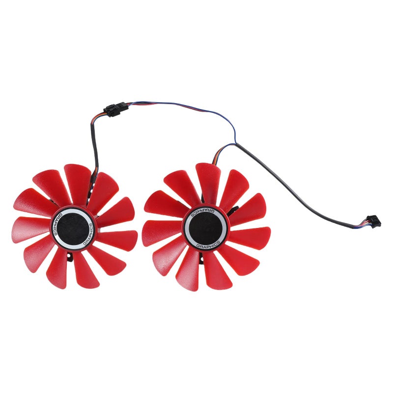 2PCS Computer Case Fan 4Pin PWM Control with LED Lighting FDC10U12S9C for PC Cooling - Image 4