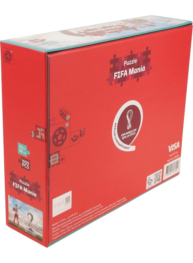 FIFA World Cup Qatar 2022 World Cup Qatar 2022 1000 Official Themed Jigsaw Puzzle Frame Learning Educational Toys  - Image 5