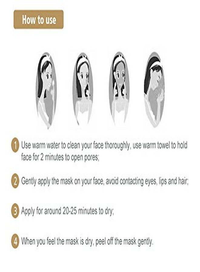 Mond'sub Gold Collagen Peel Off Facial Mask for Nourishing and Removing Blackheads - 120 ml - Image 4