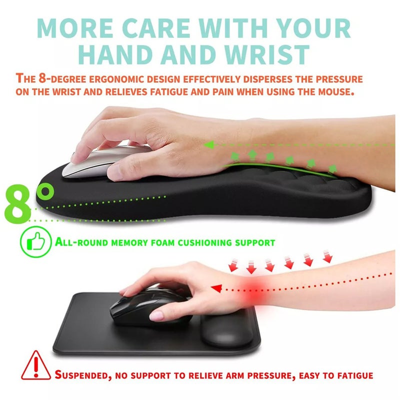 Ergonomic massage pad foam PU wrist guard mesh pad F97 wrist guard - Image 5