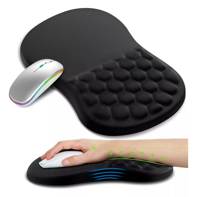 Ergonomic massage pad foam PU wrist guard mesh pad F97 wrist guard - Image 2